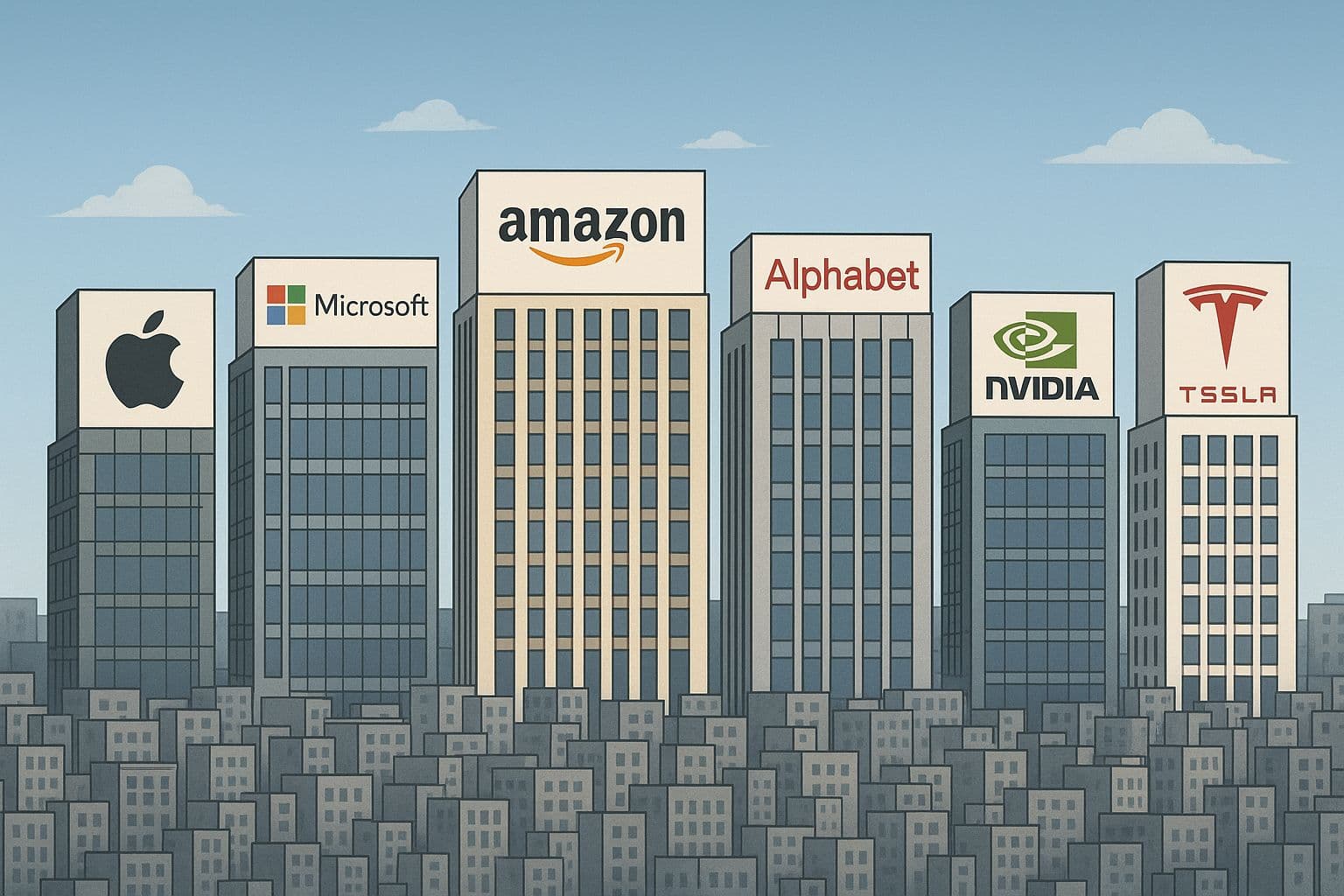 Illustration for “Tech Earnings Whiplash as Fed Cools December Cut Hopes”