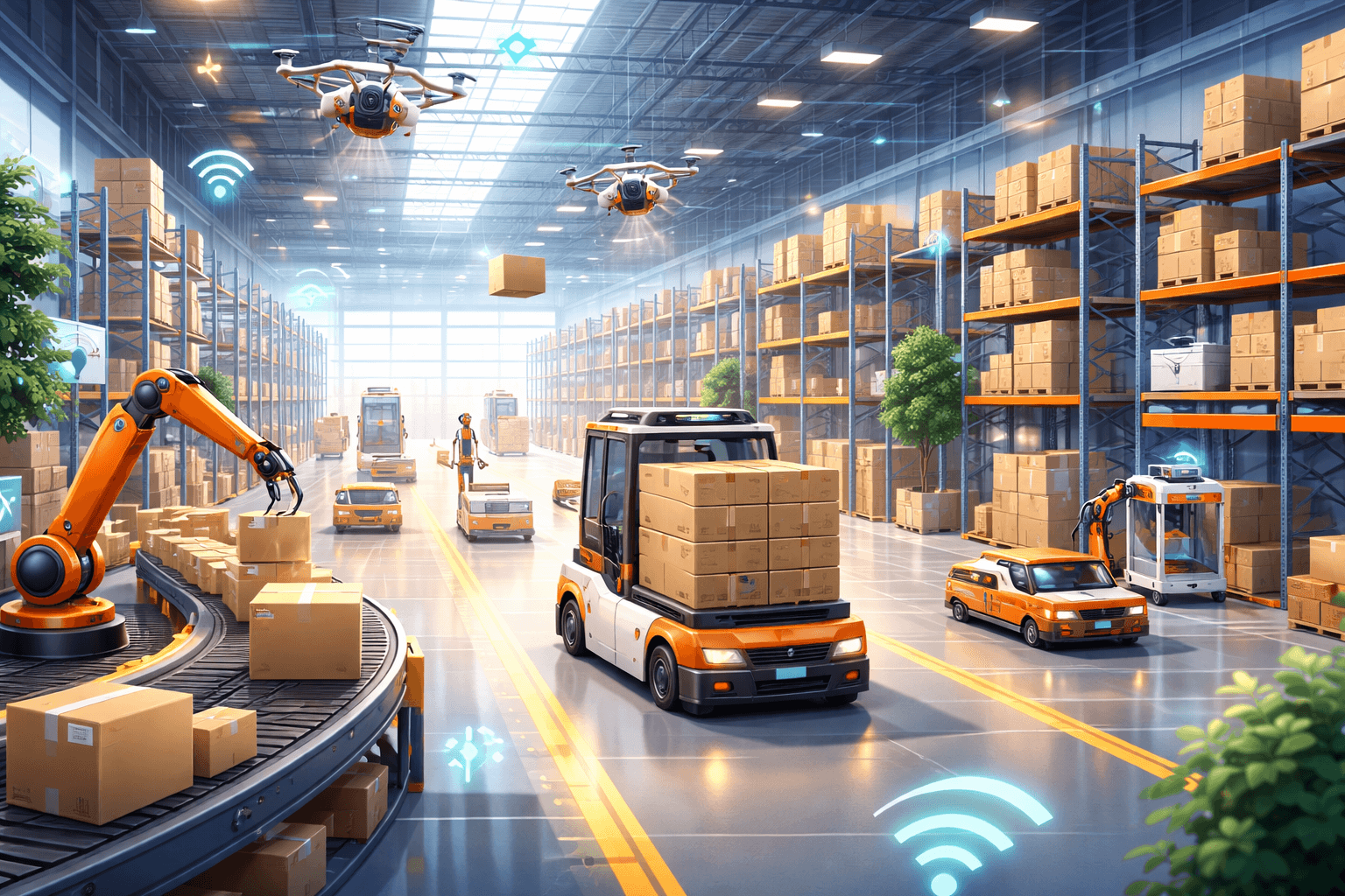 Illustration for “Software Gets the Hype. Infrastructure Gets Paid.”
